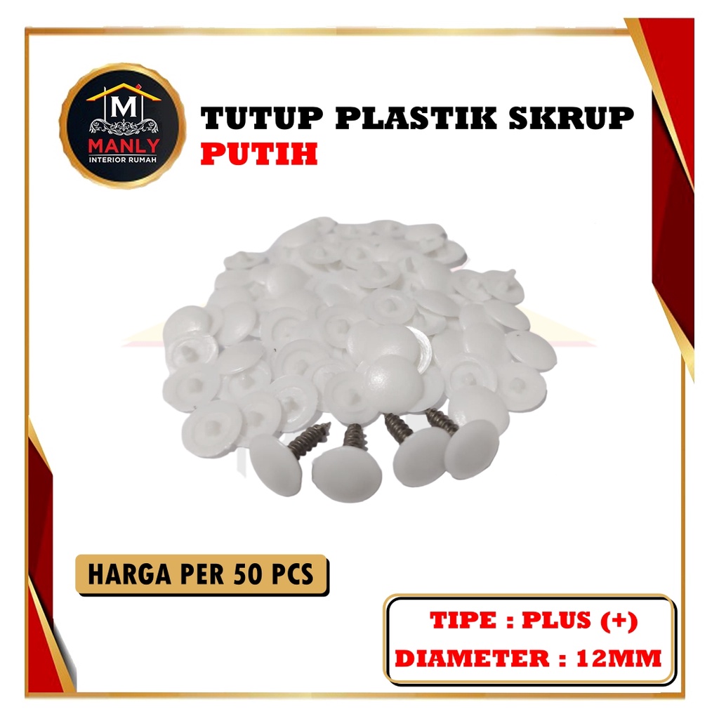 Tutup Sekrup Tutup Skrup Plastik Dop Screw Cap Cover Skrup MURAH