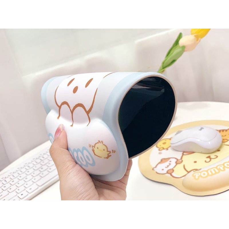 Mousepad Sanrio Alas Mouse Pad Gaming Anti Slip SUPER BESAR Bantalan Tangan SUPER EMPUK Mousepad Cinnamoroll Kitty Kuromi Pompurin Twins Star Melody