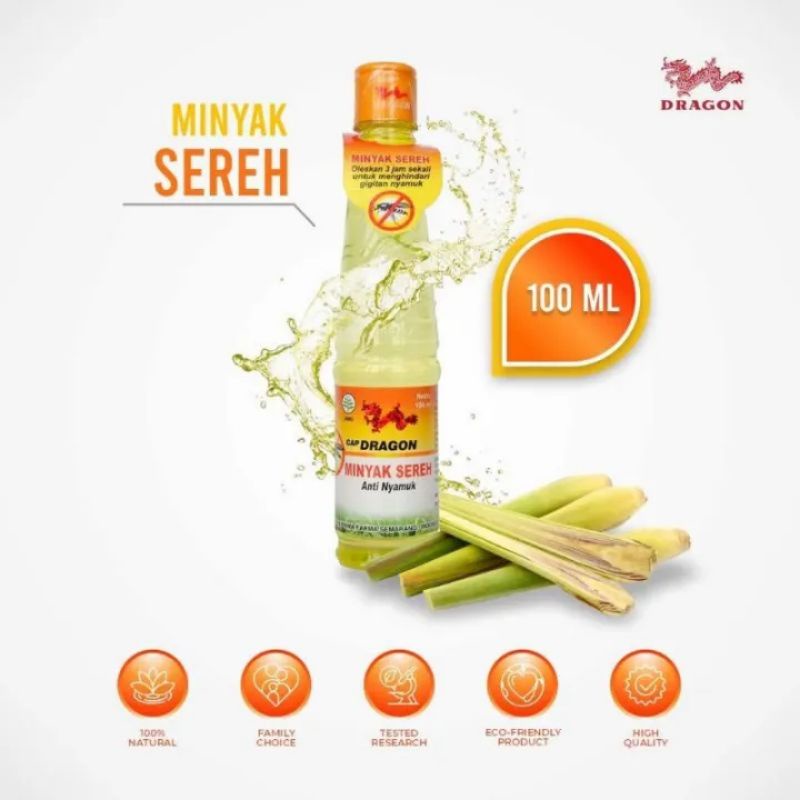 Minyak Sereh Cap Dragon 100ml MINYAK SEREH