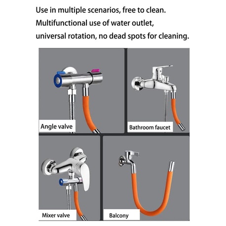 sambungan kran air fleksibel selang air elastis 360 universal