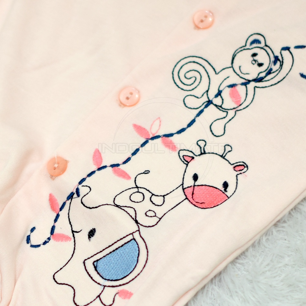 1Pcs Jumpsuit Bayi Kaki Tutup Lengan Panjang Jumper Bayi Perempuan Newborn Baju Bayi Perempuan Baby Sleepsuit BC-079 Baju Tidur Bayi Jumpsuit Panjang Kaki Tutup Pakaian Bayi