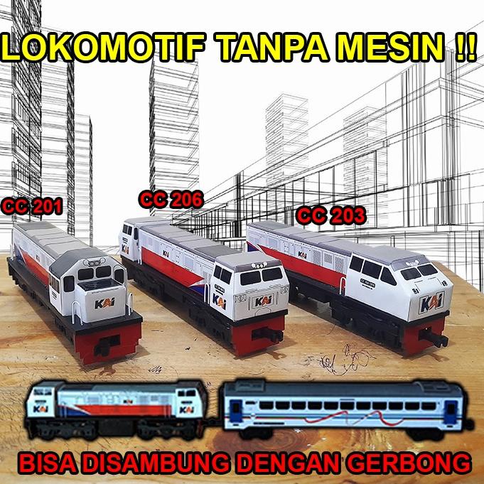 PALING DICARI Kereta Api Indonesia - Lokomotif Kereta Api (Handmade)