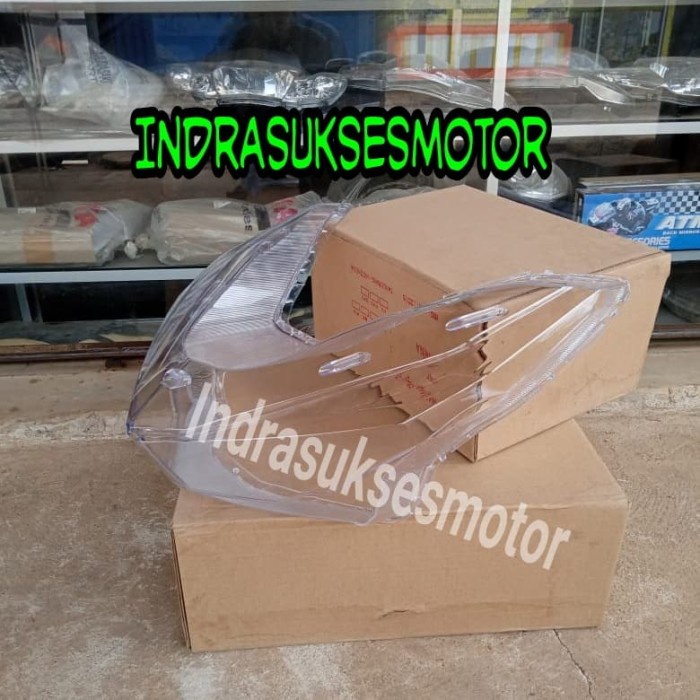 kaca mika lampu depan motor honda vario 125 vario 150 lampu led