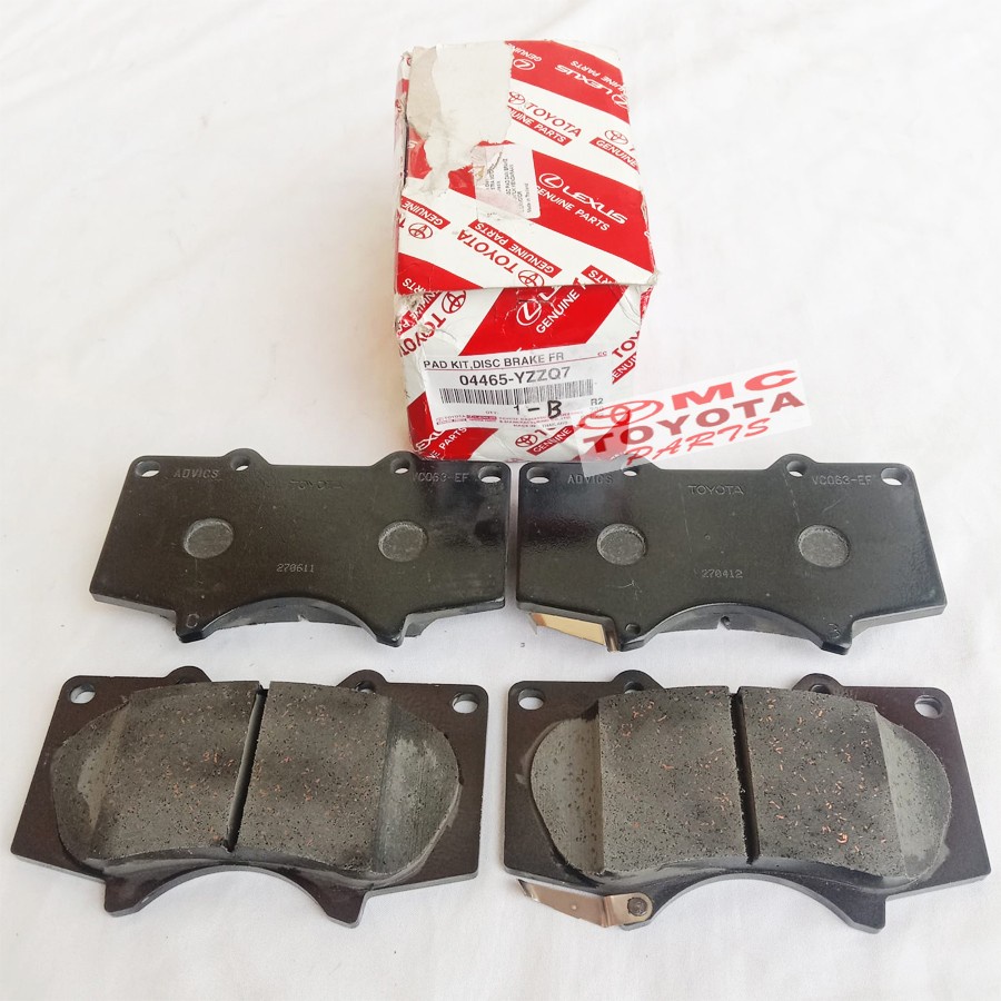 Brake Pad Kampas Rem Depan Toyota Fortuner 4X4 WD 04465-YZZQ7