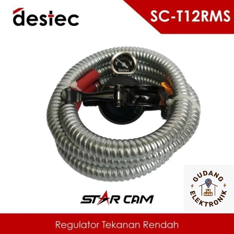 Starcam Paket Selang Gas + Regulator Meter & Non Meter SC-T12RMS