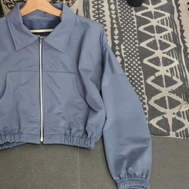 RECOMENDED VADA JACKET CROP SLETING OVERSIZE | JACKET WANITA CROP KOREA | JAKET PREMIUM WANITA KOREA