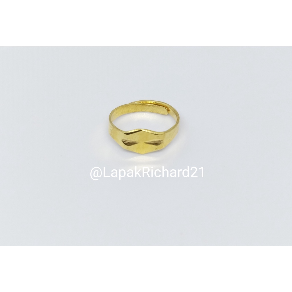 cincin emas muda cincin anak wajik 1/2gram
