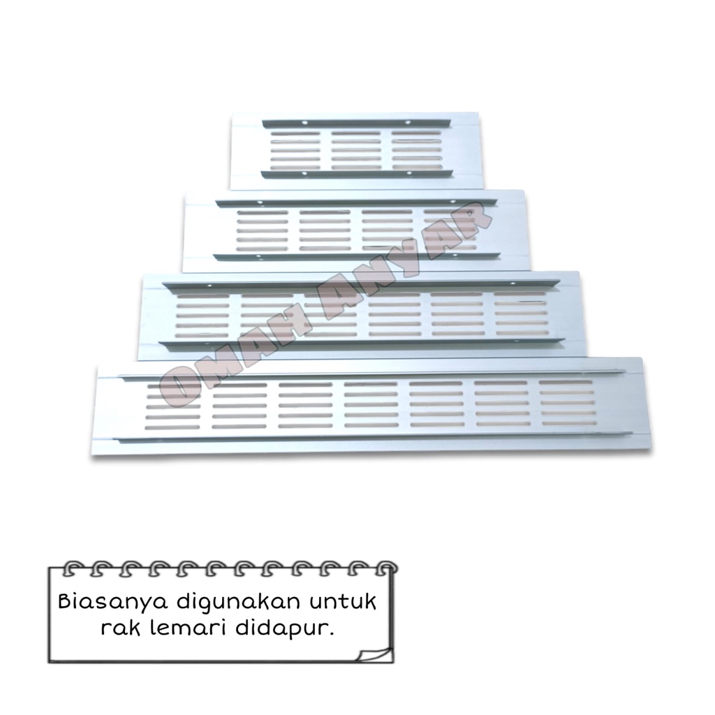 Sarangan Lubang Hawa Ventilasi Aluminium Angin kotak