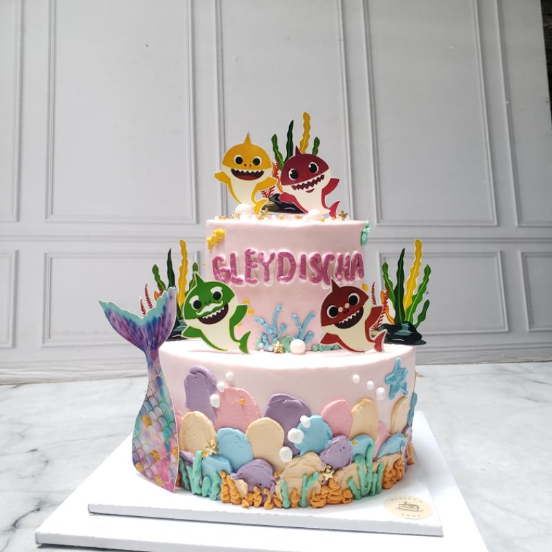 KUE TINGKAT | TIER CAKE | CAKE 2 LAYER KUE ULANG TAHUN TINGKAT