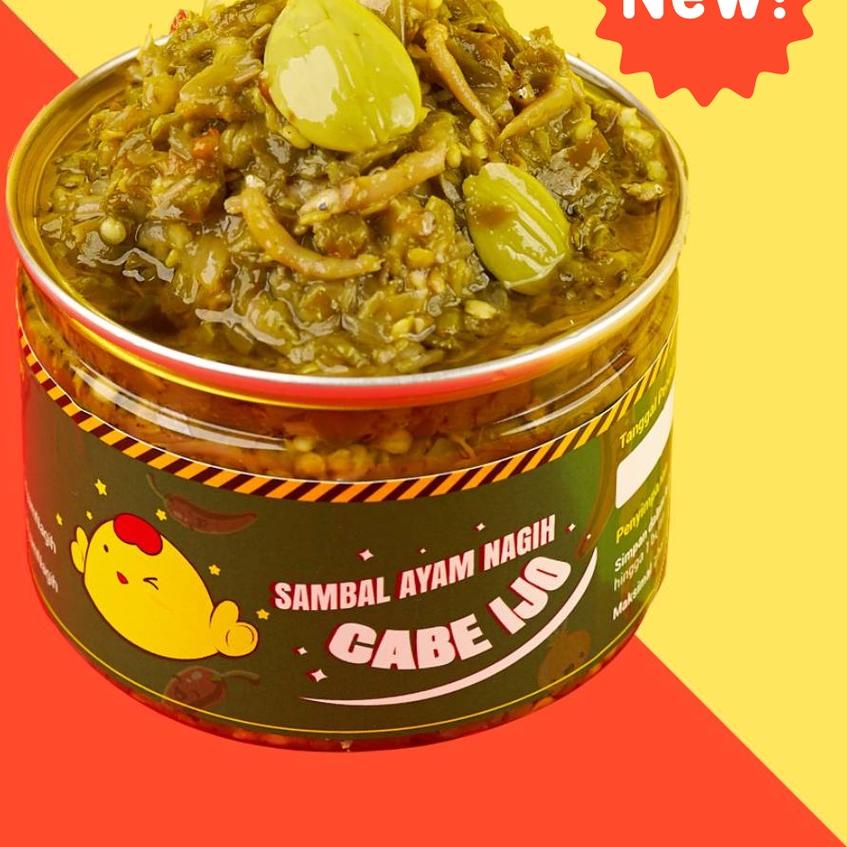 

✧ SAMBAL NAGIH - Sambal Cabe Ijo Padang Teri Toples ♚