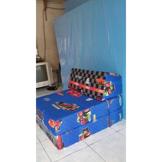 Dijual Sofa Lipat Busa Inoac Bisa Jadi Sofa Dan Kasur Motif Banyak Amoghaliliana