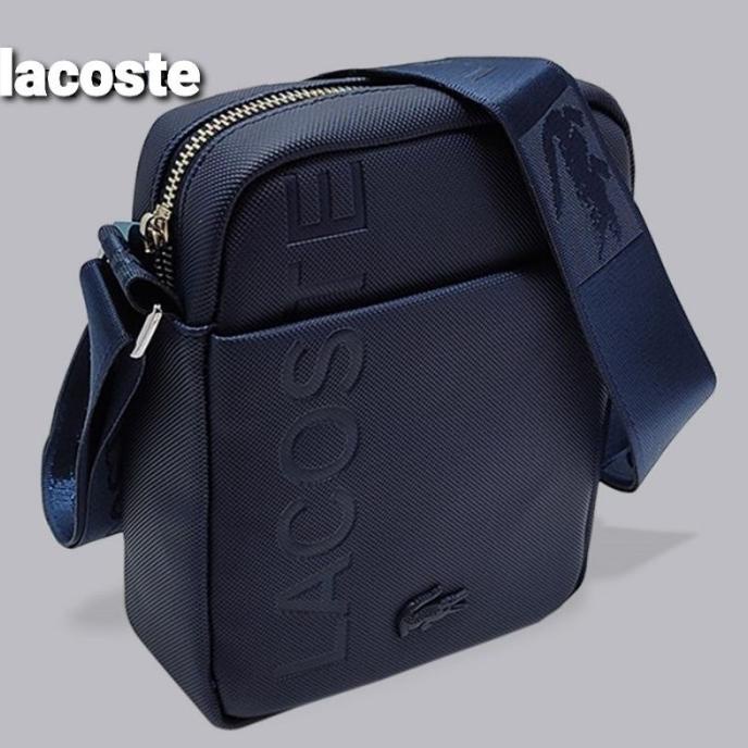 Terlaris Selempang Man Sling Bag Lacoste_ Tas Selempang Pria Lacoste- Denisalviona