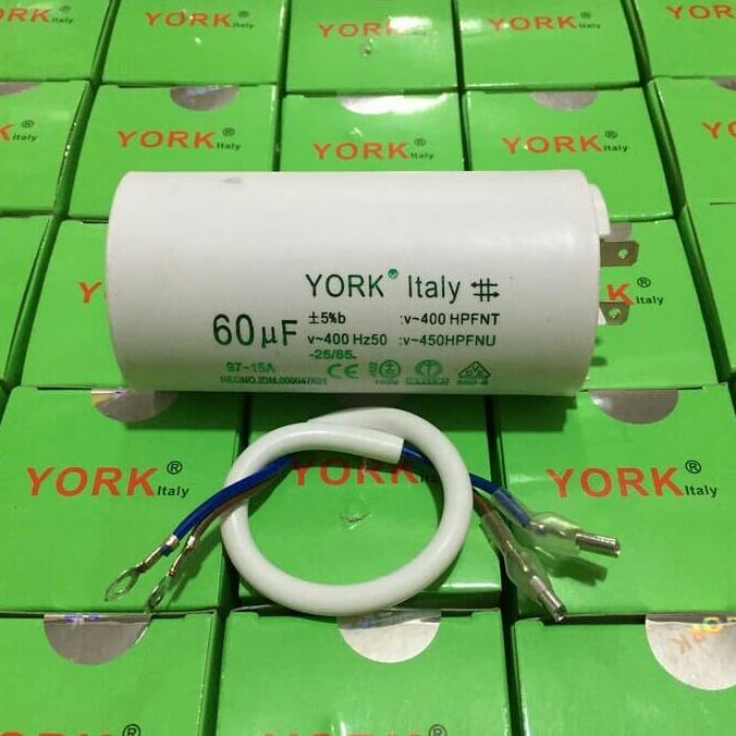 Kapasitor/Capasitor Pompa Air 60Uf/450V York