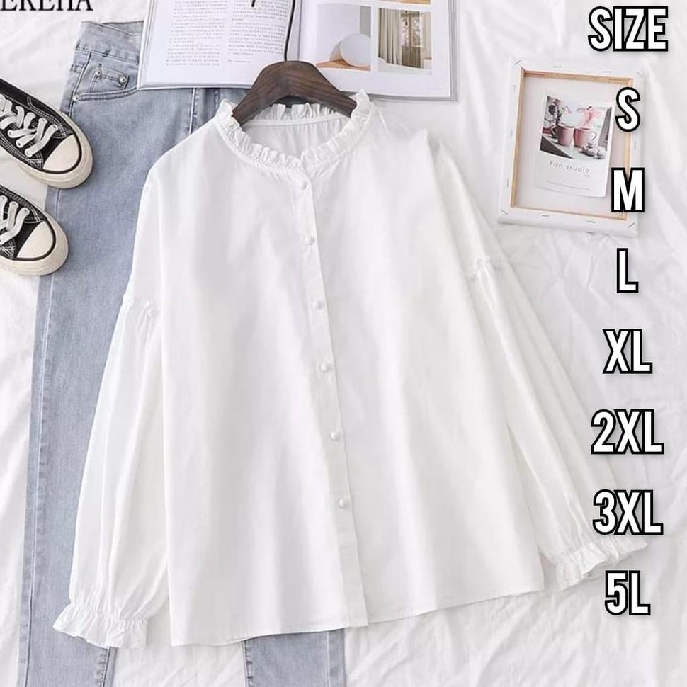 Samara Blouse - Ukuran S M L XL 2XL 3XL 5L - Blouse BSize - Baju Jumbo - Atasan Wanita Jumbo MENARIK