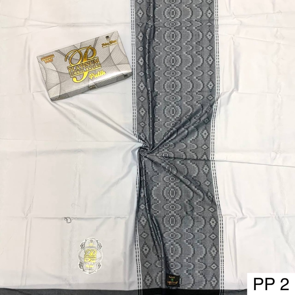 SARUNG POHON KURMA PLATINUM PUTIH POLOS TIMBUL BALIAN TERMURAH