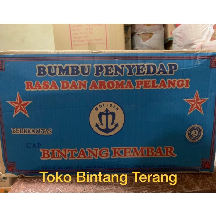 

Bumbu Atom Bintang Kembar Rasa Ayam Bawang 250 gr 1 Dus Karton 60 pcs