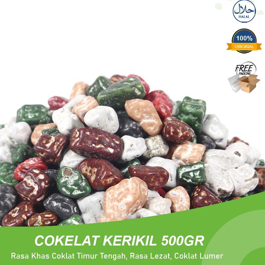 

✤ Cokelat Premium Kerikil 500gr Manis Crunchy Khas Turki Kualitas Cocok Untuk Souvenir & Buka Puasa ❈