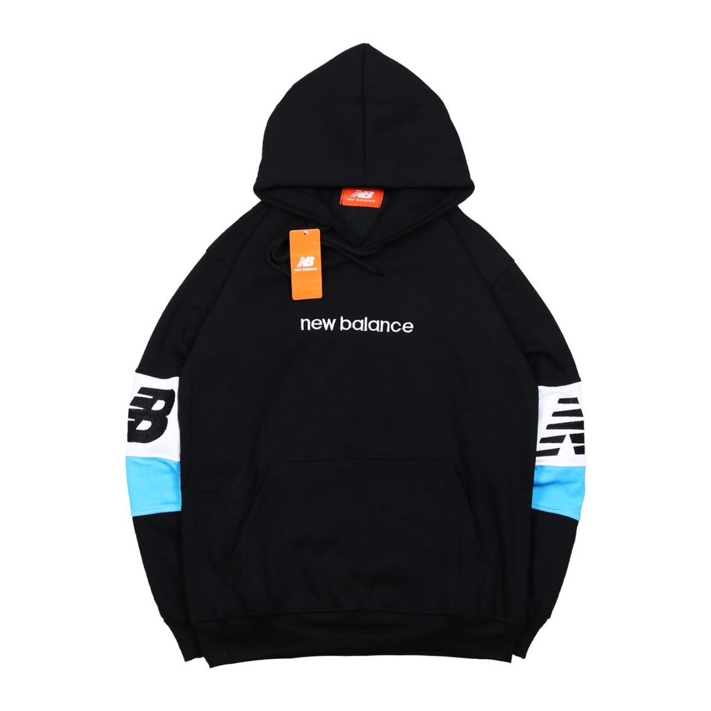 Jaket Sweater Hoodie NB HAND LOGO Edition Fashion Trendy Casual Pria Good Brand Quality