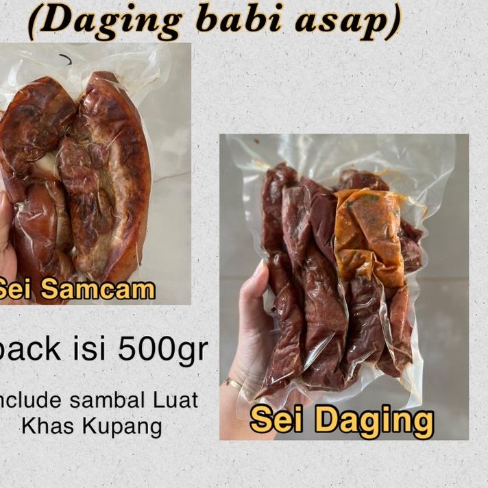 ❉ sei babi / babi asap / sei samcam / daging babi asap ❅