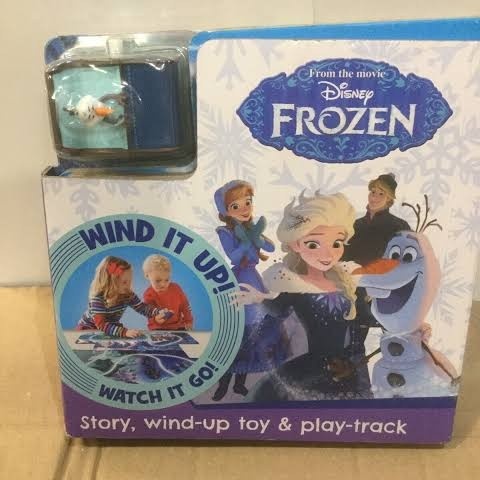 CHILDREN BOOK (2-5YO) : BUSY BOARD DISNEY FROZEN STORY WIND-UP TOY