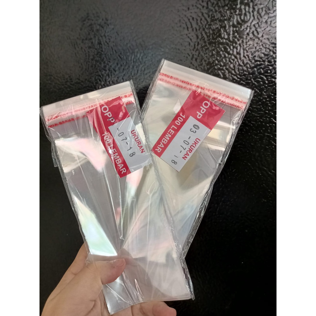 

Plastik OPP Sheet ukuran 7 x 18 cm (untuk dadar gulung, risol, dll)
