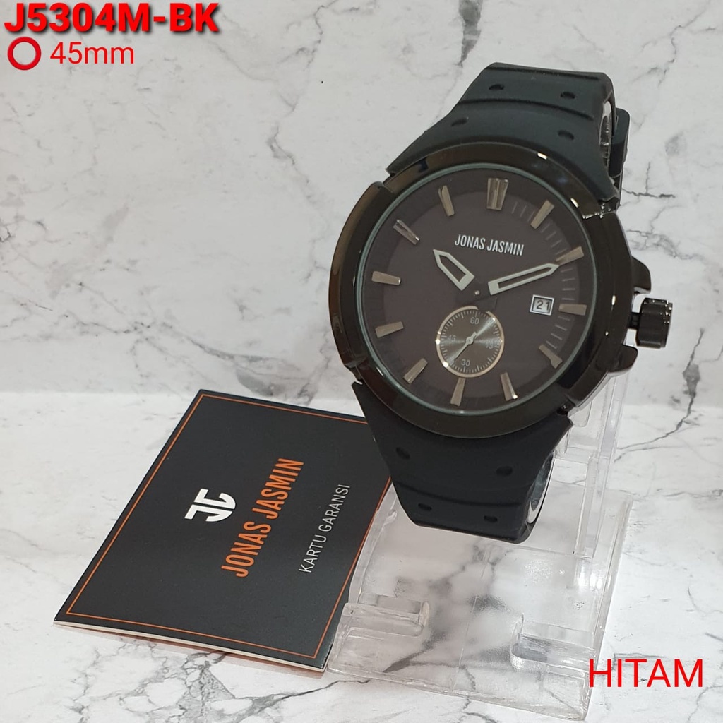 BEST SELLER JAM TANGAN WANITA JONAS JASMIN JJ-5304M ORIGINAL R90 TALI RUBBER DETIK BAWAH AKTIF DM 3.7CM FREE BOX &amp; BATERAI || JAM TANGAN FASHION WANITA JAM TANGAN CEWEK MURAH