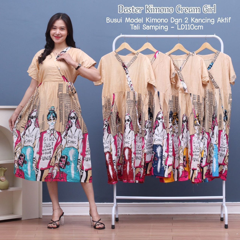 DASTER KIMONO / BAJU TIDUR / SANTAI / JUMBO / MUMER / KEKINIAN