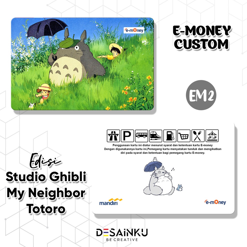 Emoney/Tap Cash/Flazz/Brizzi Studio Ghibli Ver MY NEIGHBOR TOTORO