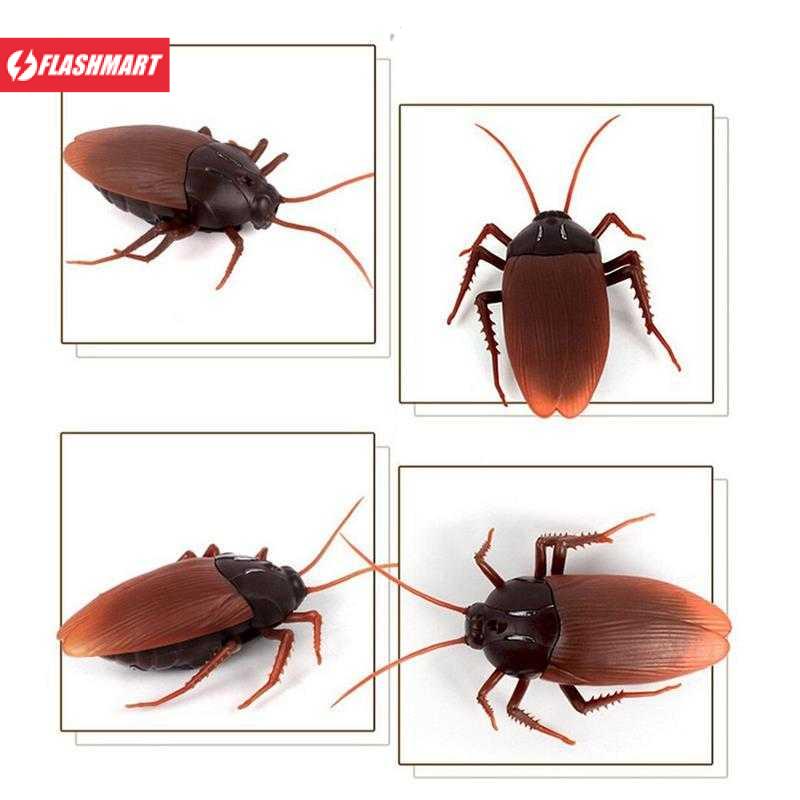 Flashmart Giant Roach Mainan Prank Kecoa Dengan Remot Kontrol - H1