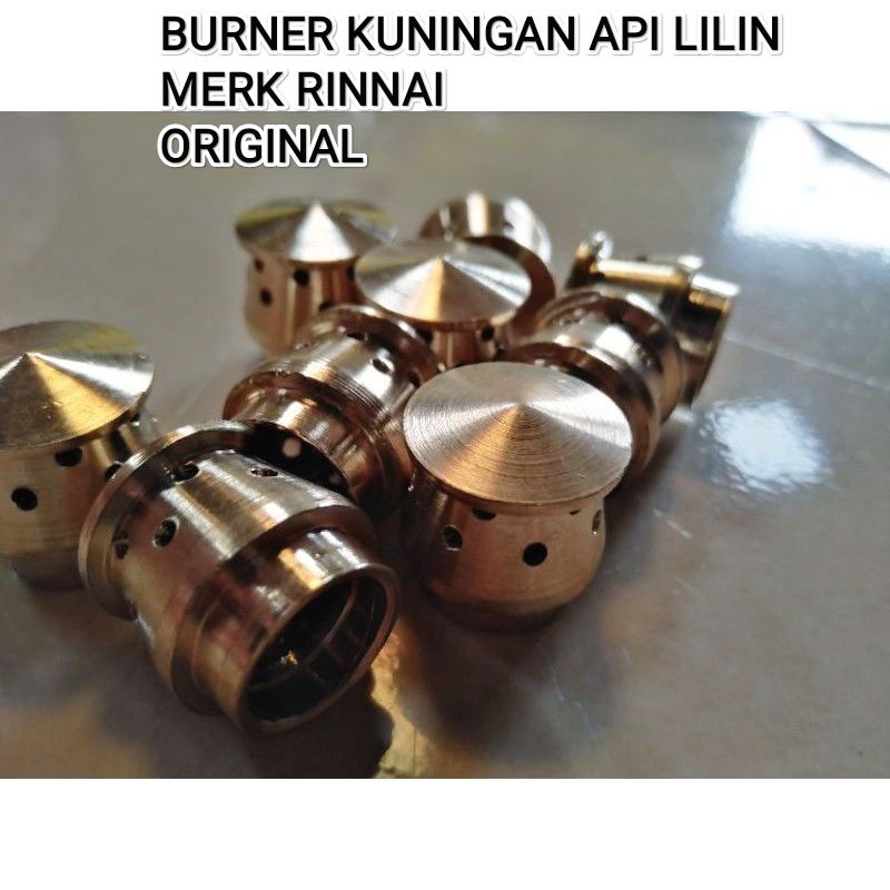 BURNER KUNINGAN API LILIN ORIGINAL UNTUK KOMPOR GAS RINNAI