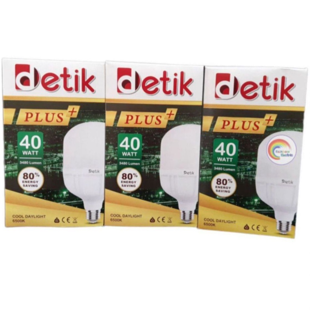 Paket 3 Pcs DETIK Plus Lampu LED Capsule 40 Watt