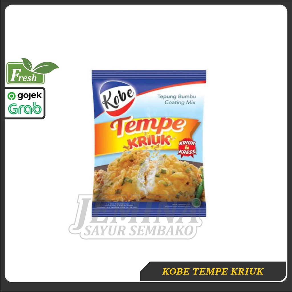 

KOBE Tepung Bumbu Tempe Kriuk 70g