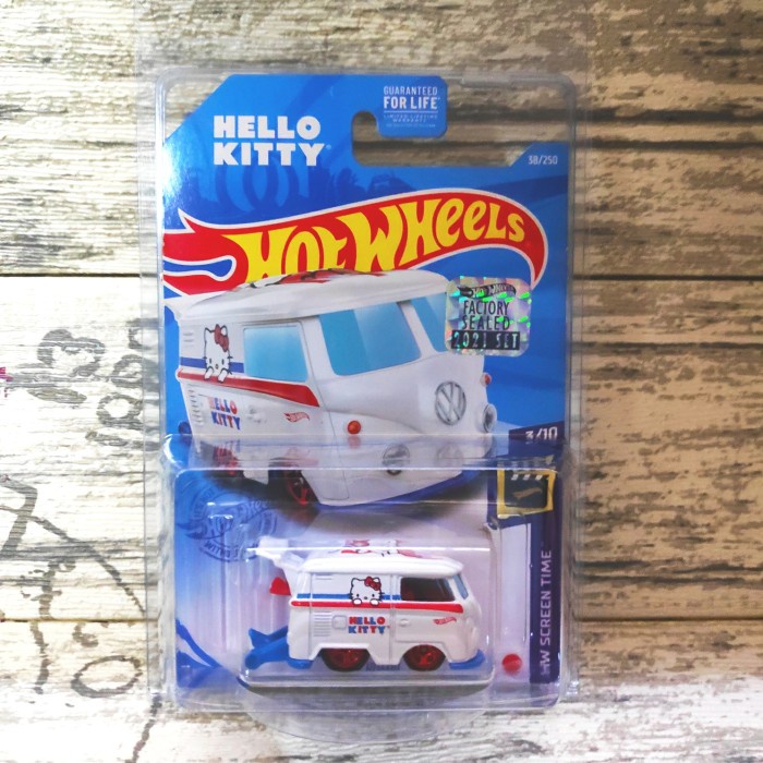 HOTWHEELS KOOL KOMBI HELLO KITTY FACTORY SEALED TERMURAH