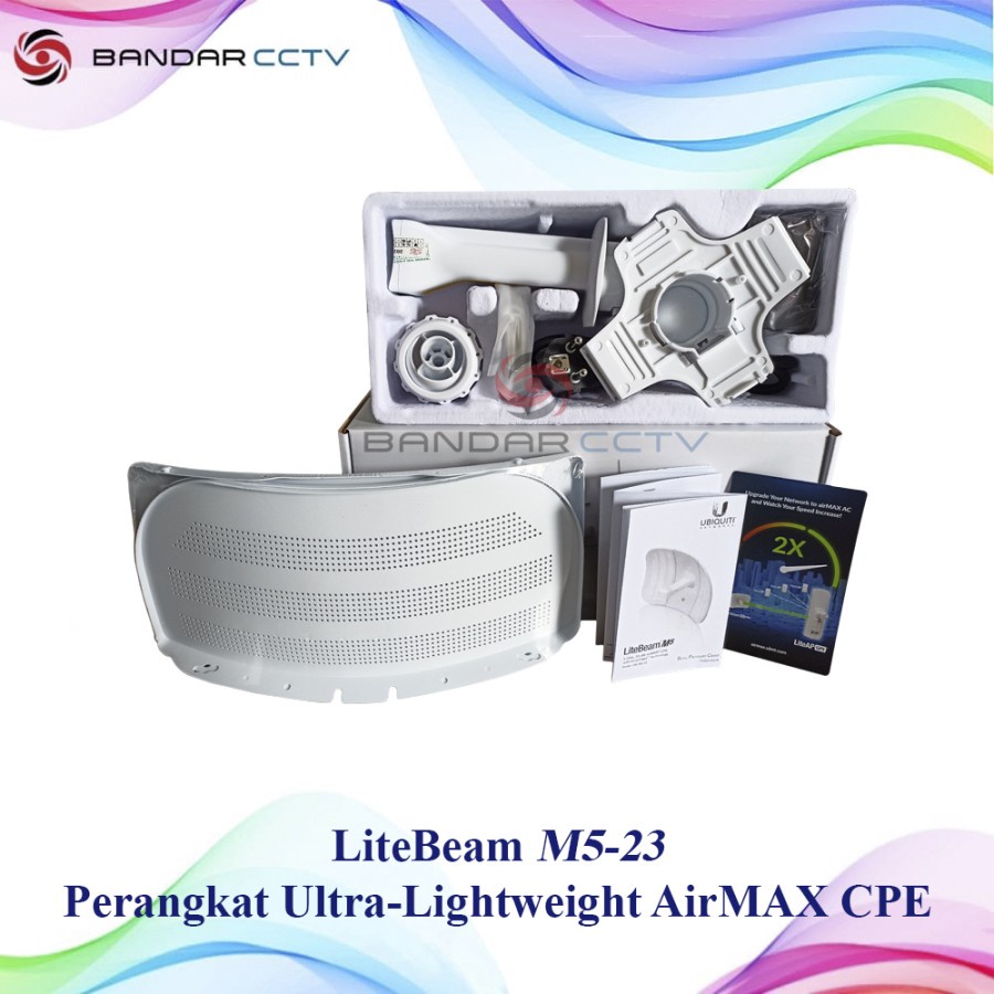 Ubiquiti LiteBeam M5 LBE-M5 23dbi Ultra-Lightweight AirMAX CPE