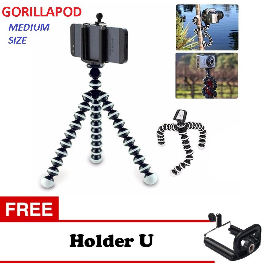 Gorila Pod HP (FREE HOLDER HANDPHONE) | Tripod HP Kamera Mirrorless GorrilaPod Tripod VLOG