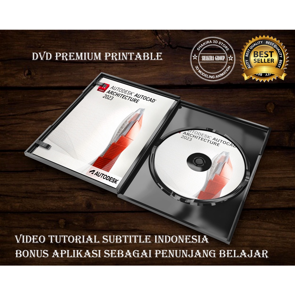 AutoCAD Architecture 2023 Video Tutorial Mastering SUBTITLE BAHASA INDONESIA DVD