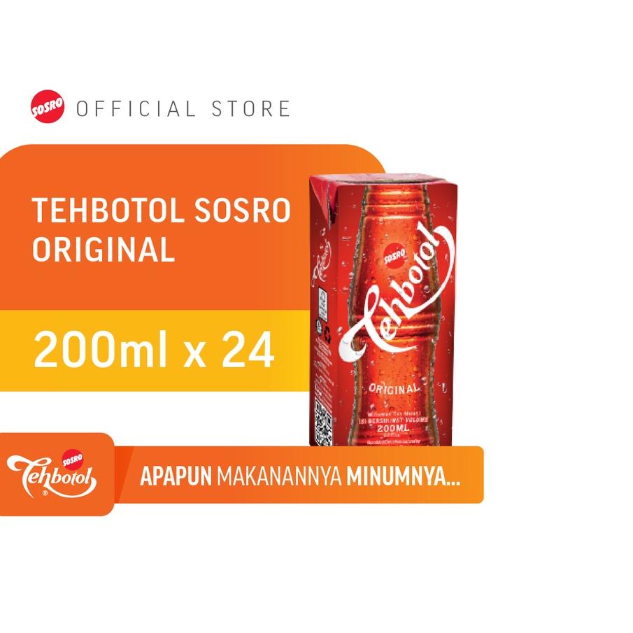 

♬ Tehbotol Sosro kotak 200 ml isi 24 Pcs ➷