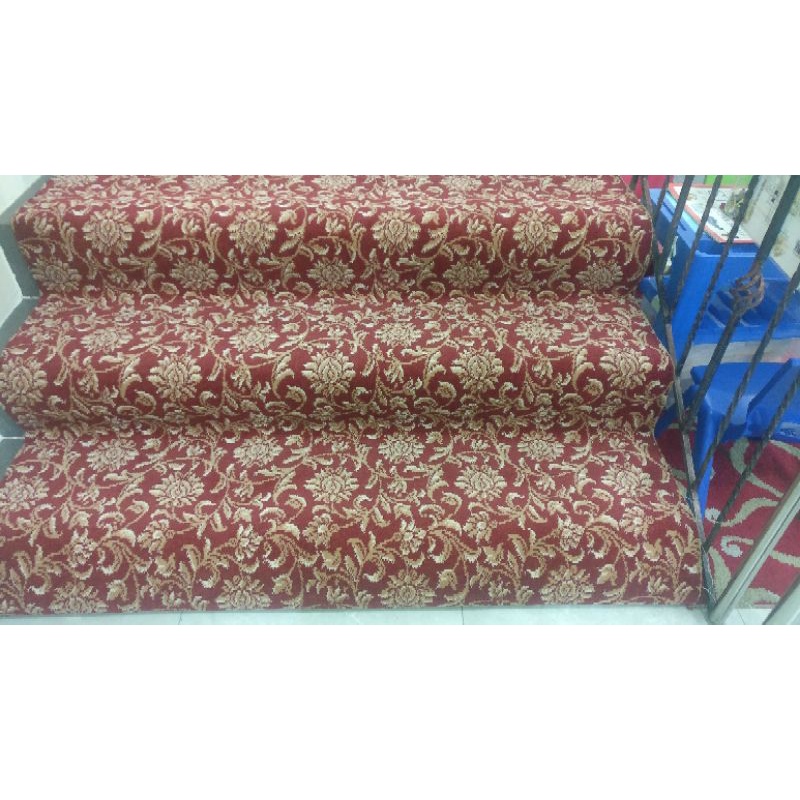 Karpet meteran motif, Motik abstrak, Karpet bunga, Karpet import,Karpet tangga, Karpet ukuran 115x1m