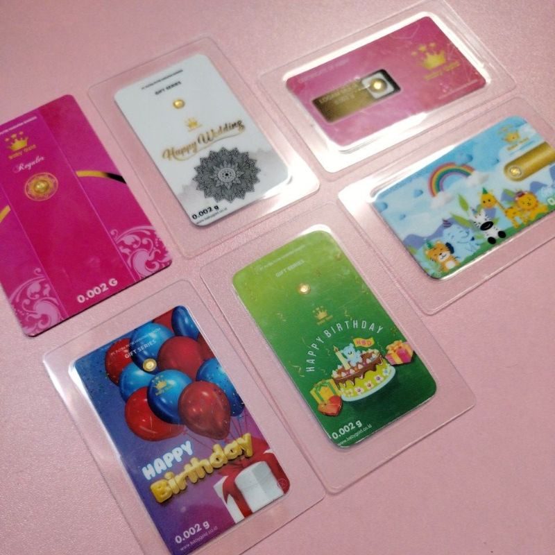 Baby Gold logam mulia emas mini hadiah 0.002 gr reguler gift series
