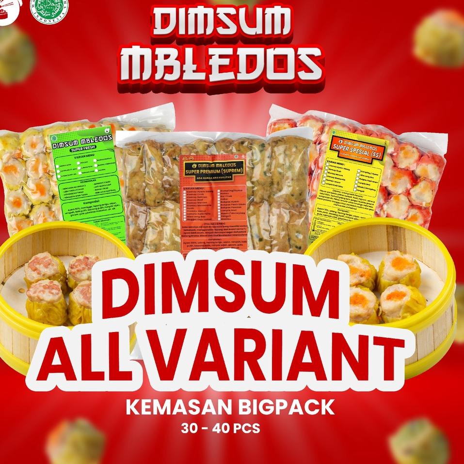 

☎ Dimsum All Varian Isi 30/40 Pcs - Frozen Food Halal Mbledos ❀