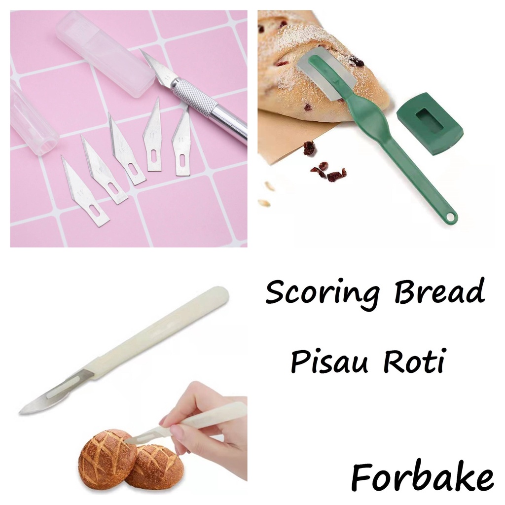 Scoring Bread Cutter Knife Pisau Sourdough Lame Roti Scoring