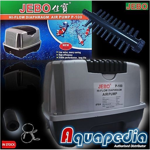 Terlaris Aerator Jebo P100 Pompa Udara Aerator Hiblow Air Pump Blower