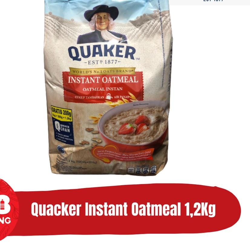 

♕ QUACKER INSTANT OATMEAL/ HAVERMOUT 1,2Kg ֍