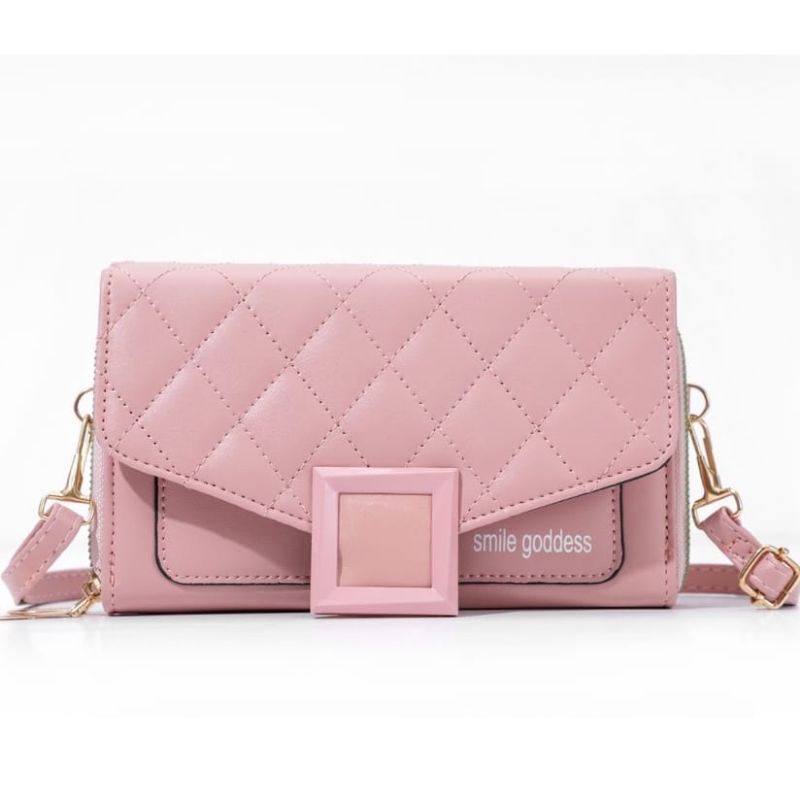 Medan Termurah kd068 Tas selempang fashion dompet tali panjang wanita import