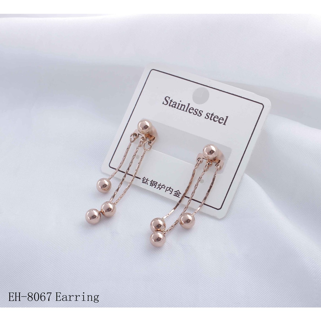 Anting Titnium Permata Cantik Perhiasan Fashion 8067/0044