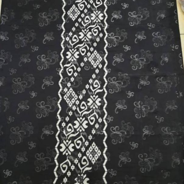 PALING LARIS SAMARINDA PAPUA MAS. HITAM JUMBO MOTIF KEMBANG KWALITAS PREMIUM. [GROSIR/ ECER MURAH]