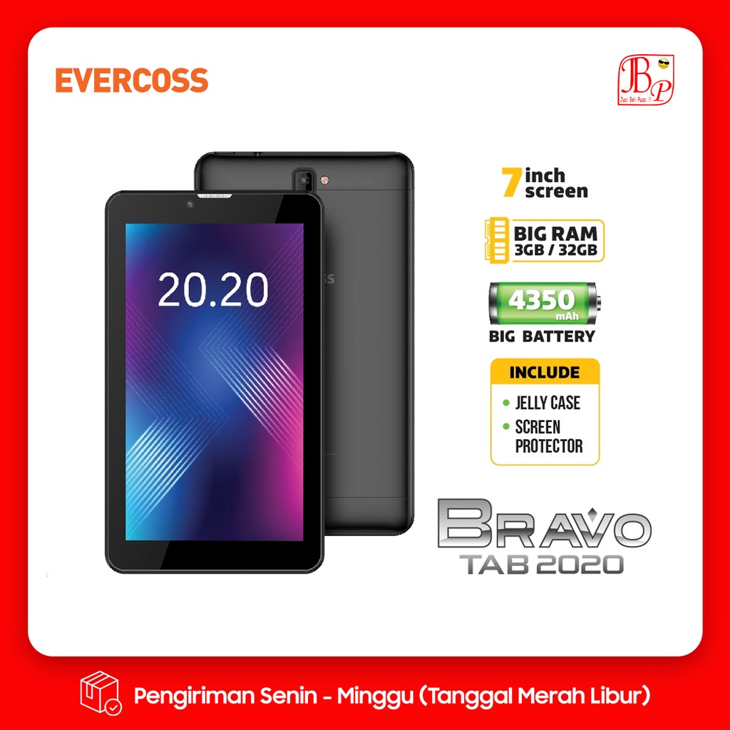 EVERCOSS X7 BRAVO TAB 2020 7&quot; GARANSI RESMI