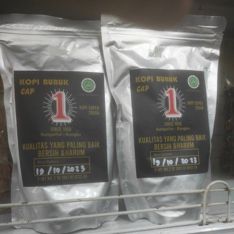 

KOPI BUBUK CAP 1 ASLI BANGKA SILVER