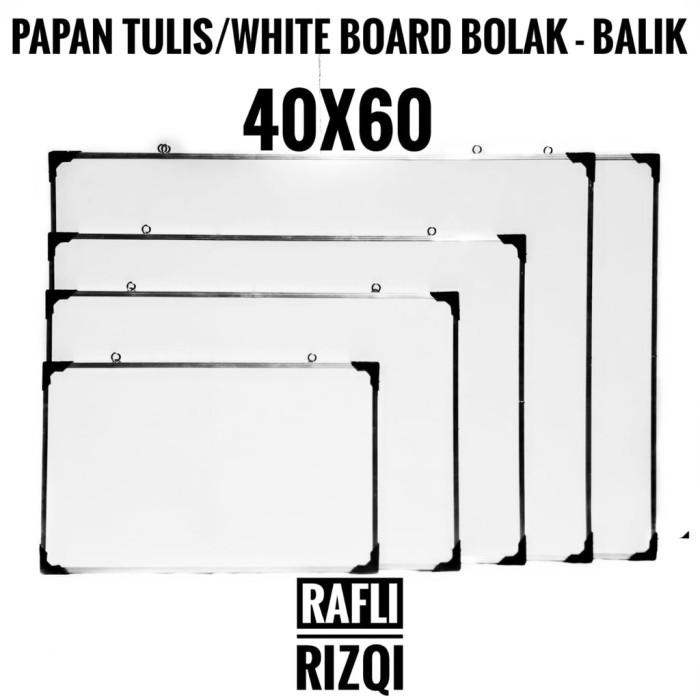 

Terlaris Cin062- Whiteboard Papan Tulis Anak Ukuran 40 X 60 2 Sisi Sidol Dan Ka