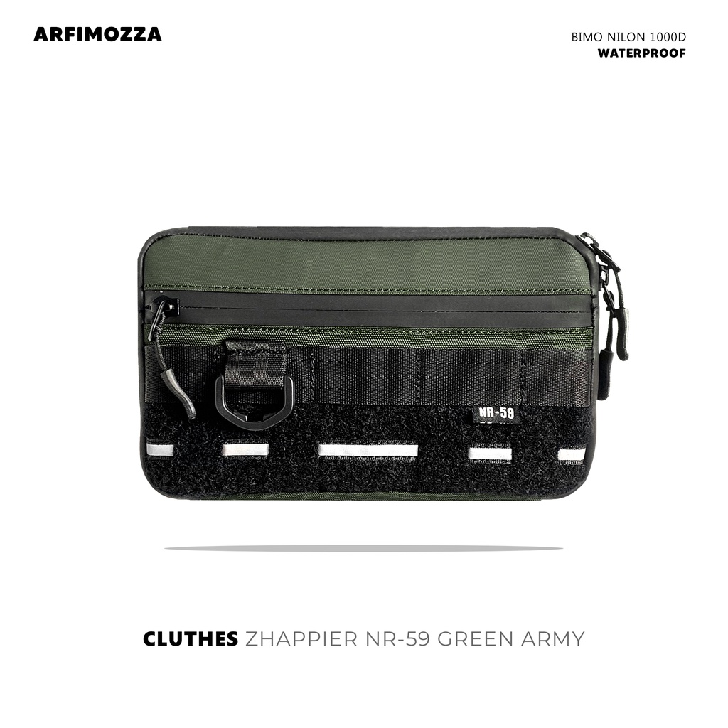 Clutches Green Army Zhapier NR-59 Waterproof Multifungsi - Handbag - Tas Selempang